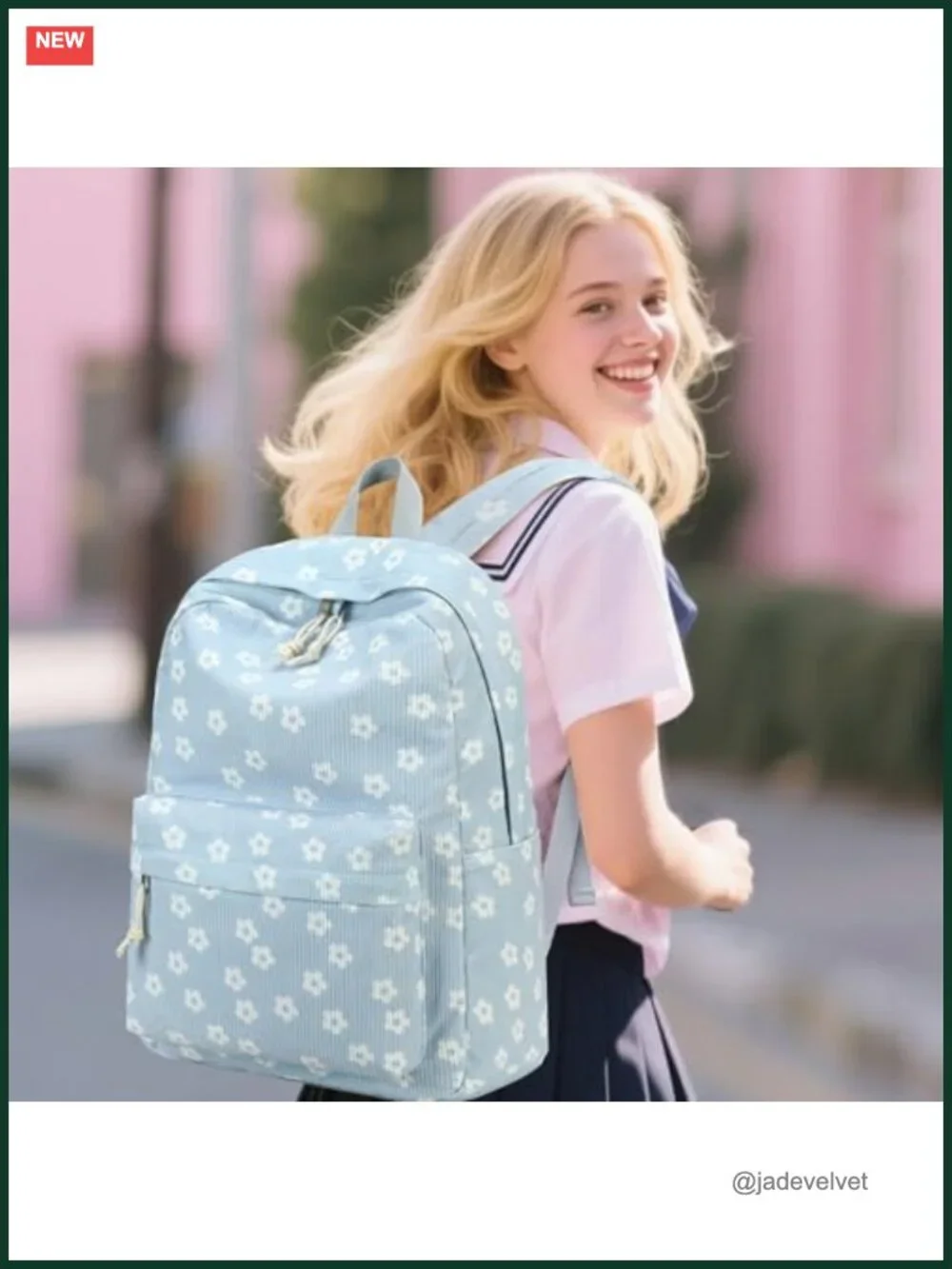 School Backpack Set with Lunch Tote and Pencil Case, Fits 15 Inch Laptop, Nylon